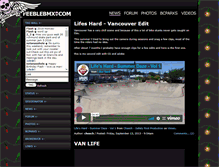 Tablet Screenshot of feeblebmx.com